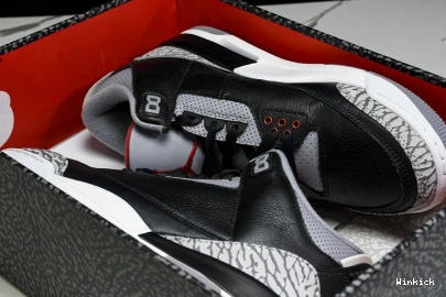 Jordan “Black Air Cement” 3 2024  OG DN3707-010 1121